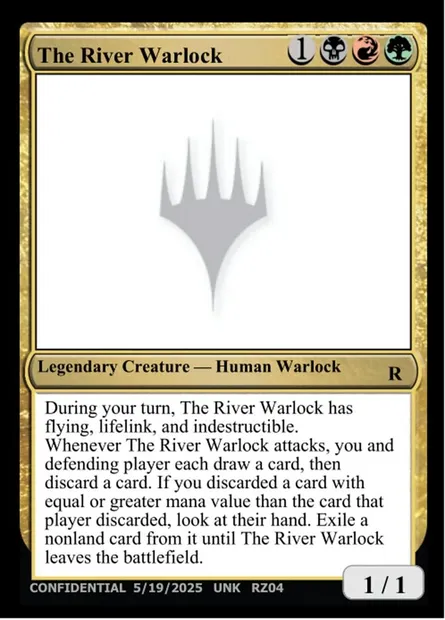 The River Warlock, Magic card UNK RZ04 — Unknown Event set