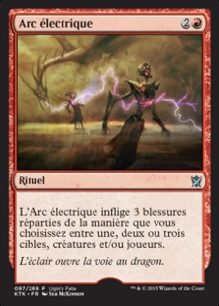 Arc électrique, carte Magic UGIN 97 — extension Ugin's Fate