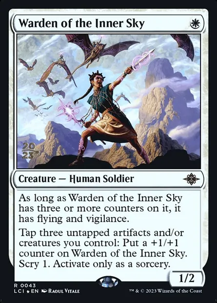 Gardienne du ciel intérieur, carte Magic PLCI 43s — extension The Lost Caverns of Ixalan Promos