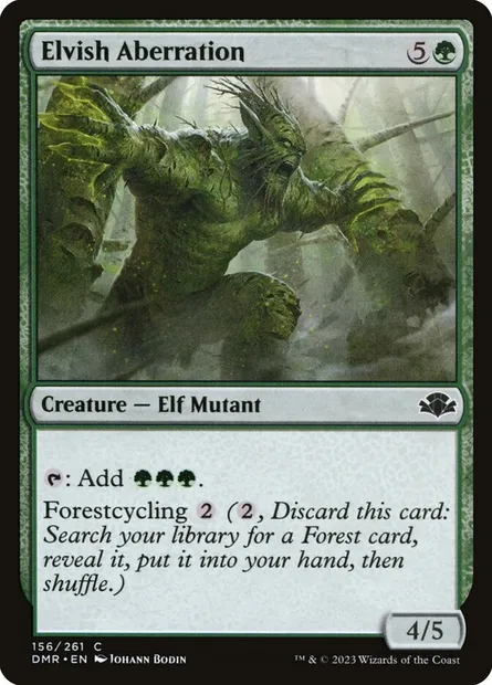 Elvish Aberration, Magic card DMR 156 — Dominaria Remastered set