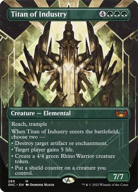 Titan of Industry, Magic card SNC 289 — Streets of New Capenna set
