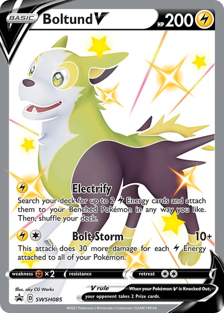 Boltund V, Pokémon card SWSH 085 — SWSH Black Star Promos set