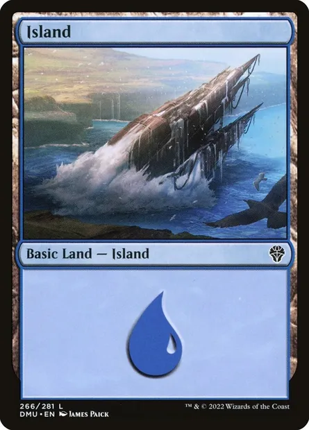 Island, Magic card DMU 266 — Dominaria United set