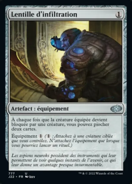 Lentille d'infiltration, carte Magic J22 777 — extension Jumpstart 2022