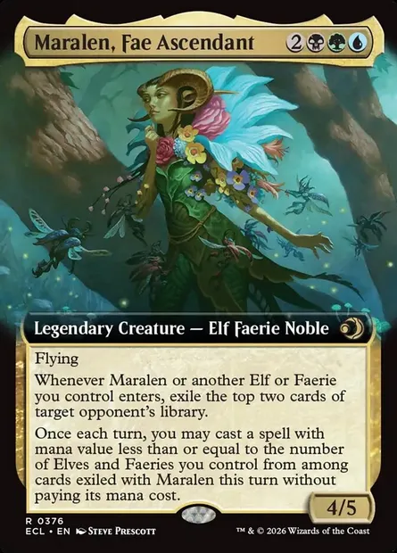 Maralen, Fae Ascendant, Magic card ECL 376 — Lorwyn Eclipsed set