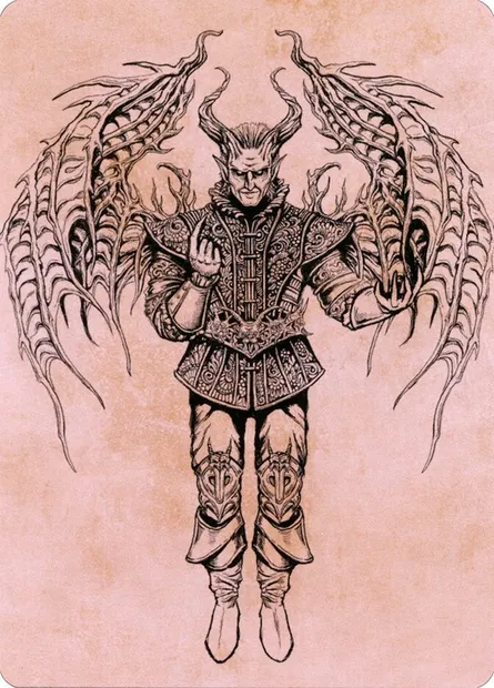 Raphael, Fiendish Savior // Raphael, Fiendish Savior, Magic card ACLB 75 — Battle for Baldur's Gate Art Series set