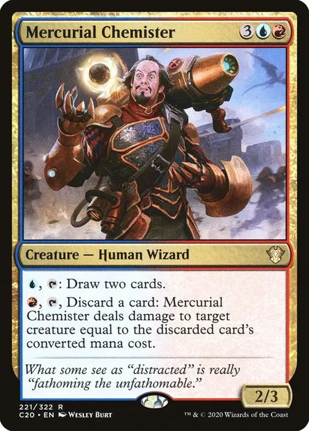 Mercurial Chemister, Magic card C20 221 — Commander 2020 set