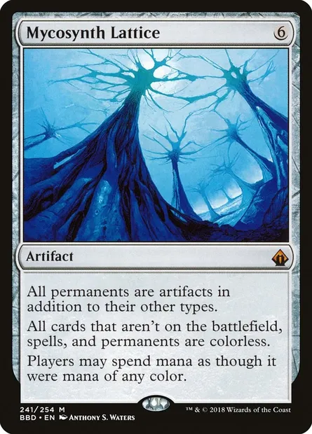 Mycosynth Lattice, Magic card BBD 241 — Battlebond set