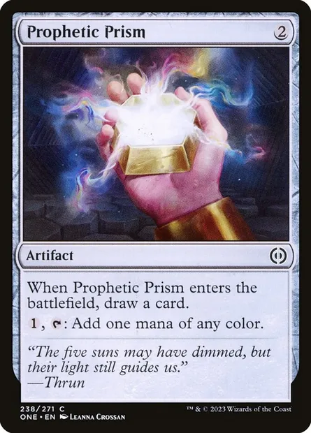 Prophetic Prism, Magic card ONE 238 — Phyrexia: All Will Be One set