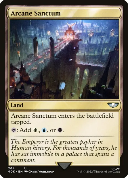 Arcane Sanctum, Magic card 40K 264 — Warhammer 40,000 Commander set