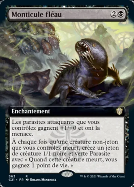 Monticule fléau, carte Magic C21 363 — extension Commander 2021