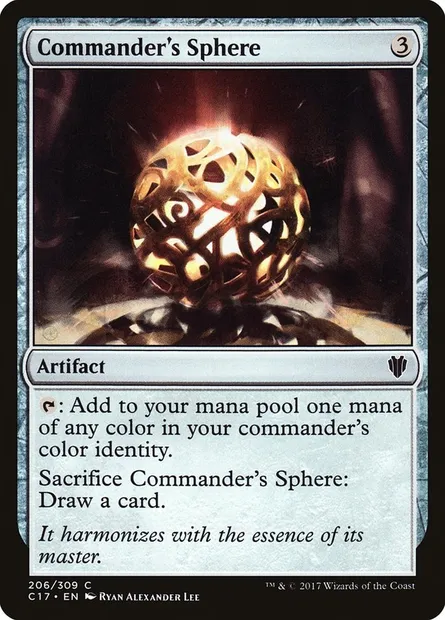 Commander's Sphere, Magic card C17 206 — Commander 2017 set