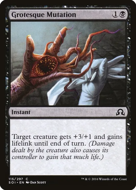 Grotesque Mutation, Magic card SOI 115 — Shadows over Innistrad set