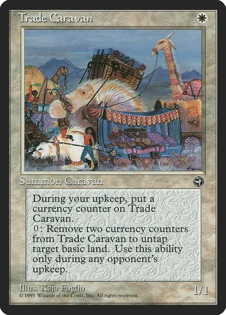 Trade Caravan, Magic card HML 19a — Homelands set