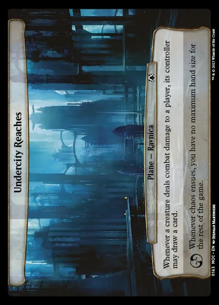 Undercity Reaches, Magic card MOC 163 — March of the Machine Commander set