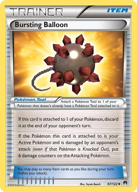 Bursting Balloon, Pokémon card BKP 97 — BREAKpoint set
