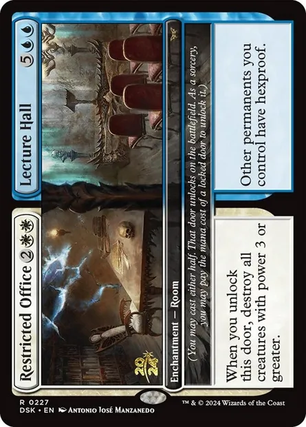 Restricted Office // Lecture Hall, Magic card PDSK 227s — Duskmourn: House of Horror Promos set