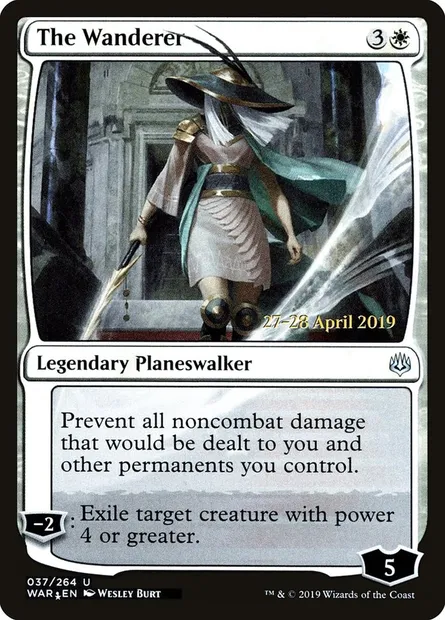 The Wanderer, Magic card PWAR 37s — War of the Spark Promos set