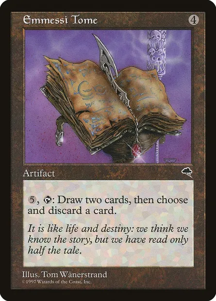 Grimoire d'Emmessi, carte Magic TMP 284 — extension Tempête