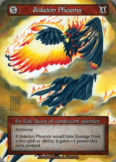 Askelon Phoenix, carte Sorcery BET 021 — extension Beta