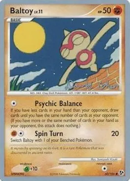 Baltoy Lv.11, Pokémon card WCD09 060 — World Championship Decks 2009 set