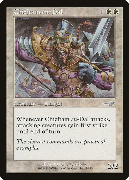 Chieftain en-Dal, Magic card NEM 4 — Nemesis set