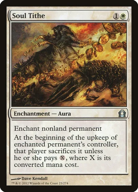 Soul Tithe, Magic card RTR 23 — Return to Ravnica set