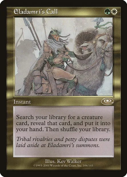 Eladamri's Call, Magic card PLS 106 — Planeshift set