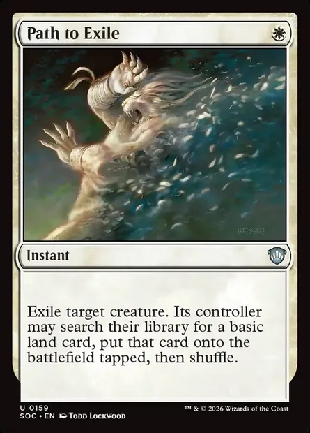 Path to Exile, Magic card SOC 159 — Secrets of Strixhaven Commander set