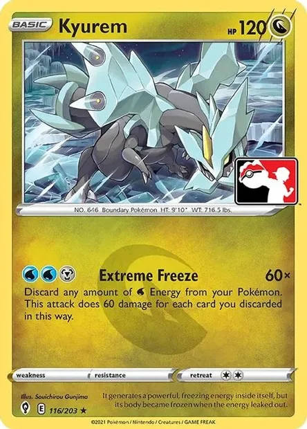 Kyurem, Pokémon card PPS 116-2 — Play! Pokémon Prize Pack Series set