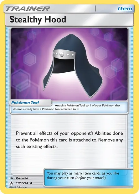 Stealthy Hood, Pokémon card UNB 186 — Unbroken Bonds set