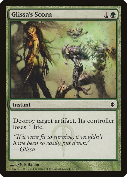 Glissa's Scorn, Magic card NPH 110 — New Phyrexia set