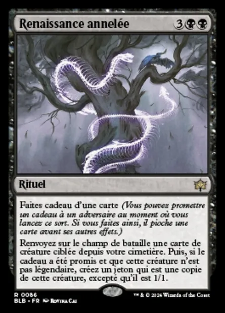 Renaissance annelée, carte Magic BLB 86 — extension Bloomburrow