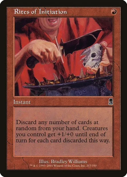 Rites of Initiation, Magic card ODY 217 — Odyssey set