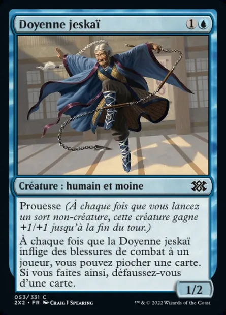 Doyenne jeskaï, carte Magic 2X2 53 — extension Double Masters 2022