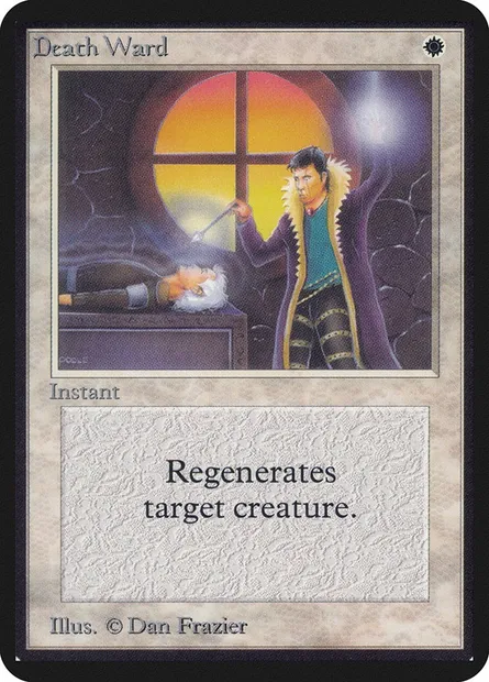 Death Ward, Magic card LEA 17 — Limited Edition Alpha set