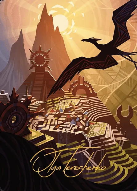 Plains // Plains, carte Magic ALCI 44 — extension The Lost Caverns of Ixalan Art Series