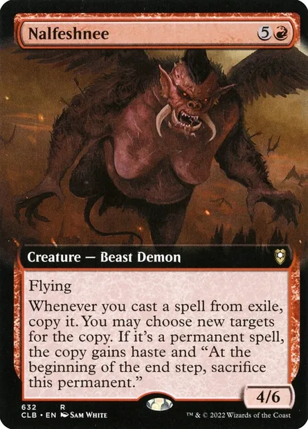 Nalfeshnee, Magic card CLB 632 — Commander Legends: Battle for Baldur's Gate set