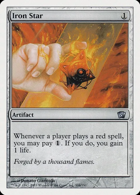 Iron Star, Magic card 8ED 304 — Eighth Edition set