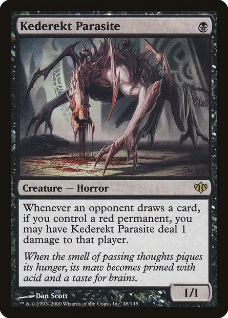 Kederekt Parasite, Magic card CON 48 — Conflux set