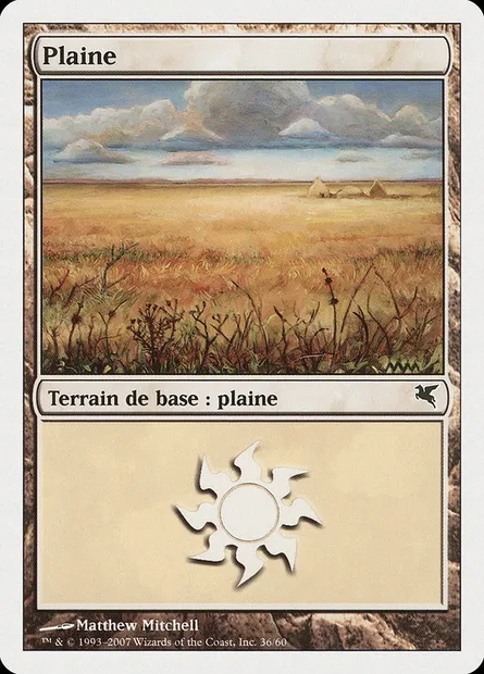 Plains, Magic card PSAL J36 — Salvat 2005 set