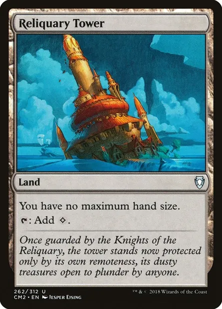Reliquary Tower, Magic card CM2 262 — Commander Anthology Volume II set
