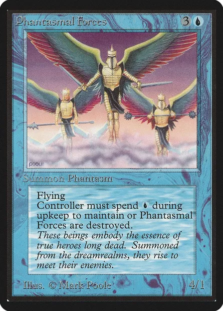 Phantasmal Forces, Magic card LEB 68 — Limited Edition Beta set
