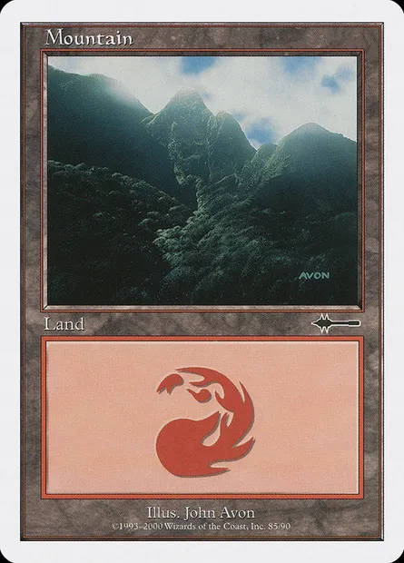 Mountain, Magic card BTD 85 — Beatdown Box Set set