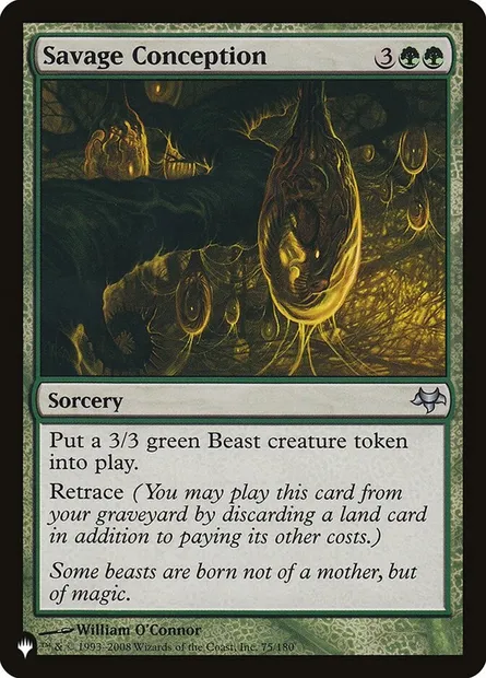 Conception sauvage, carte Magic PLST EVE-75 — extension The List