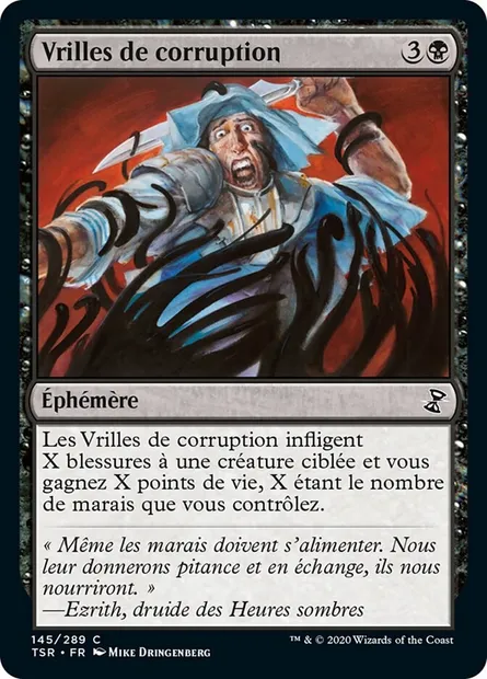Vrilles de corruption, carte Magic TSR 145 — extension Spirale Temporelle Remastered
