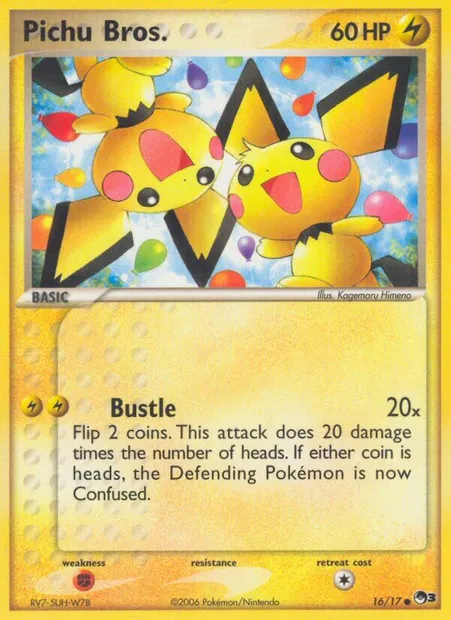 Pichu Bros., Pokémon card P3 16 — POP Series 3 set