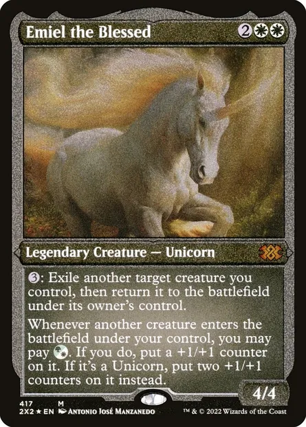 Emiel the Blessed, Magic card 2X2 417 — Double Masters 2022 set