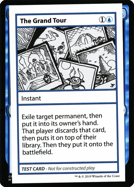 The Grand Tour, carte Magic CMB2 30 — extension Mystery Booster Playtest Cards 2021