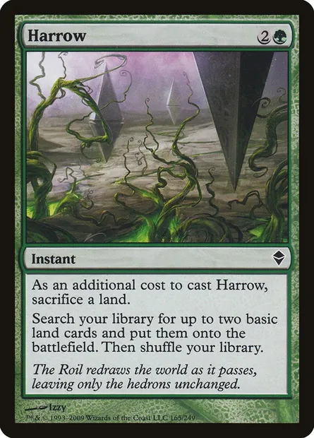 Harrow, Magic card ZEN 165 — Zendikar set